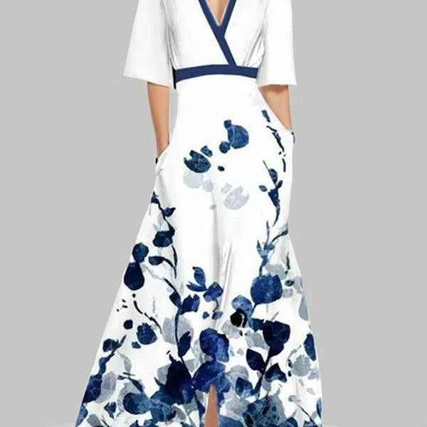 Mathilda | Elegantes Midikleid-Set im Küstenstil