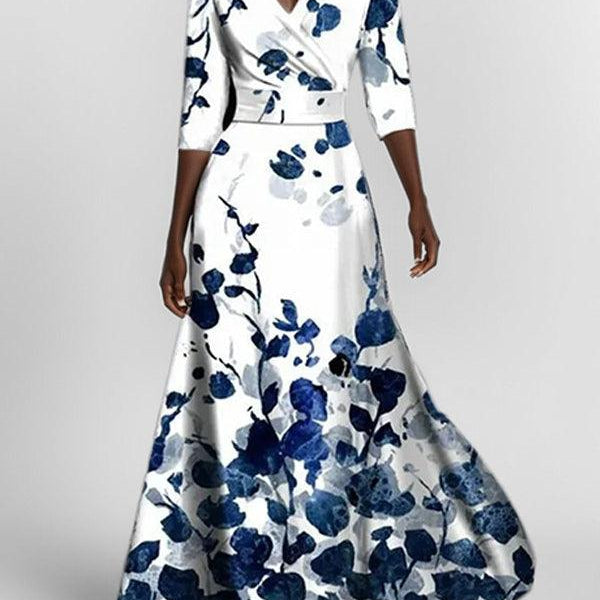 Mathilda | Elegantes Midikleid-Set im Küstenstil