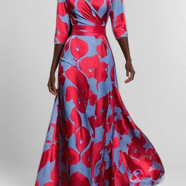Mathilda | Elegantes Midikleid-Set im Küstenstil