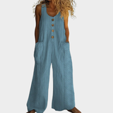 Lenja | Fließender bedruckter Jumpsuit