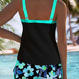 Rose | Eleganter zweiteiliger Tankini