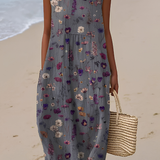 Stefanie | Midikleid mit Blumenmuster