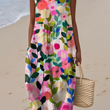 Sandra | Midikleid mit Blumenmuster