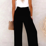 Rose | Entspannte High-Waist-Hose