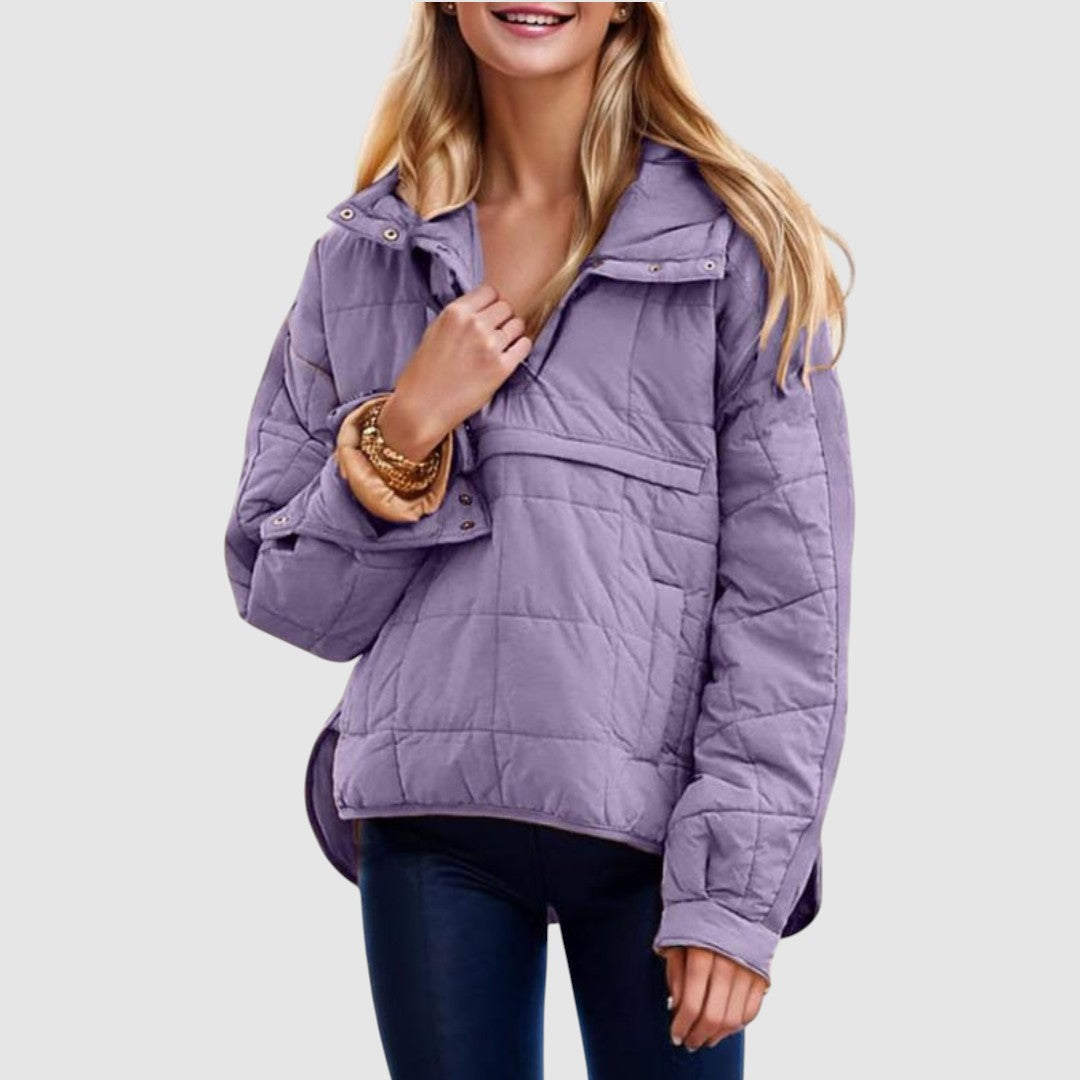 Anežka - Oversize-Bluse mit Kapuze