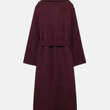 Stanisława - Trenchcoat in Weinfarbe