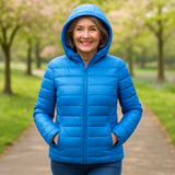 Tess | Himmelblaue Übergangsjacke