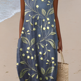 Claudia | Midikleid mit Blumenmuster