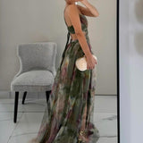 Antonia | Maxikleid Blumenprint mit V-Ausschnitt