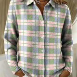Femke | Pastellfarbene Strickjacke mit Knöpfen