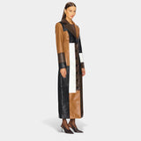 Michalina - Langer Patchwork-Mantel