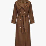 Barbara – Trenchcoat aus Wildleder
