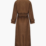 Barbara – Trenchcoat aus Wildleder