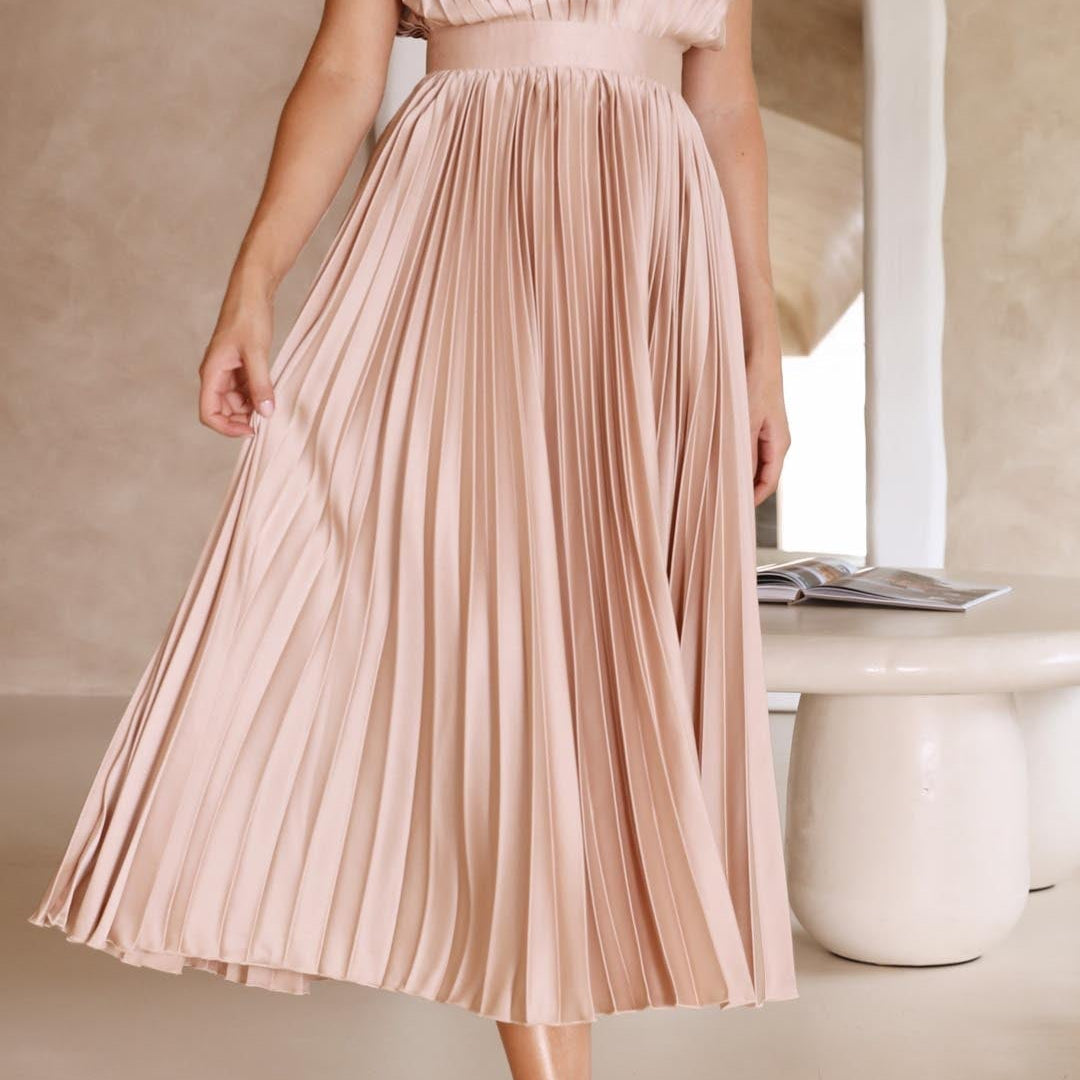 Sina | Elegantes Plisseekleid