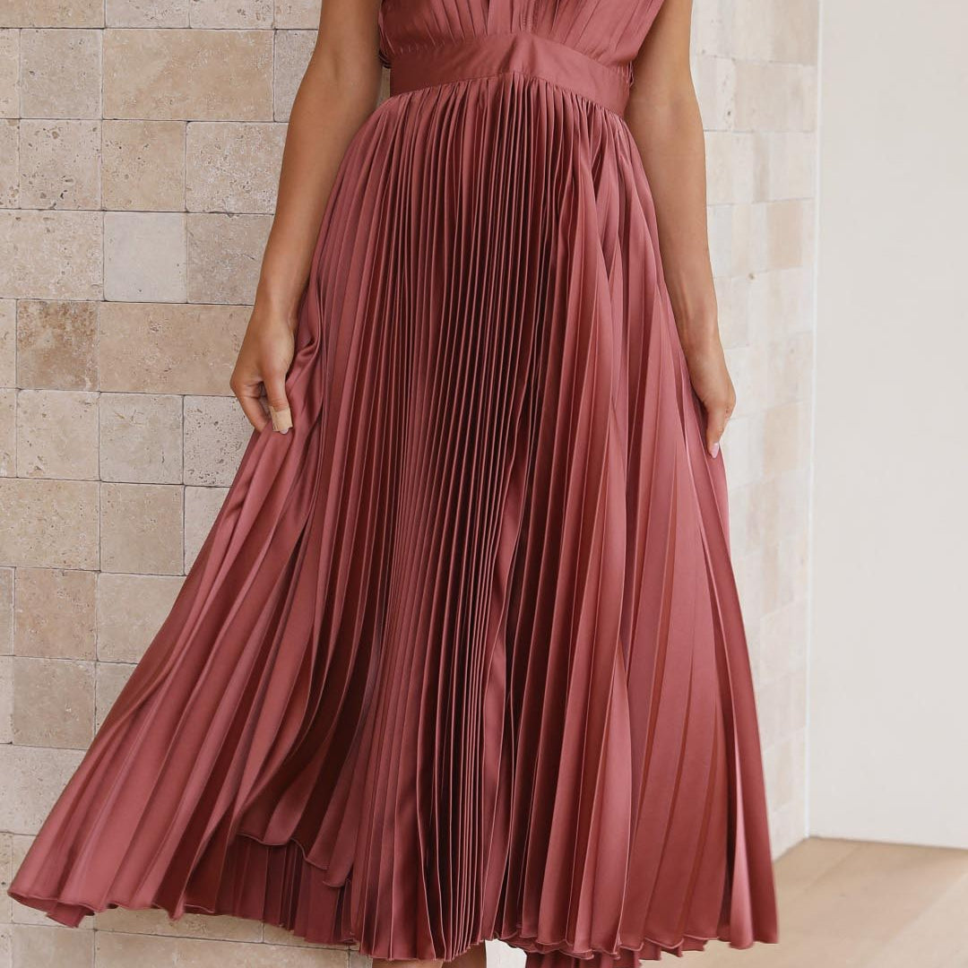 Sina | Elegantes Plisseekleid