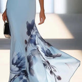 Lotta | Maxikleid Off-Shoulder aus Satin