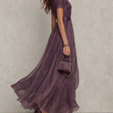 Mia | Maxikleid Chiffon Vintage elegant
