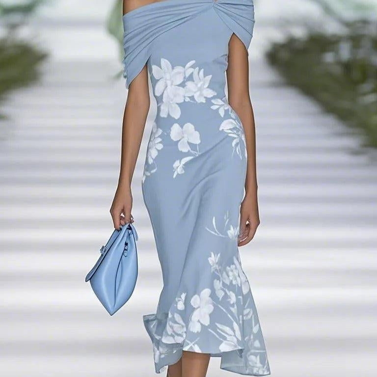 Emily | Elegantes Kleid mit Blumenprint
