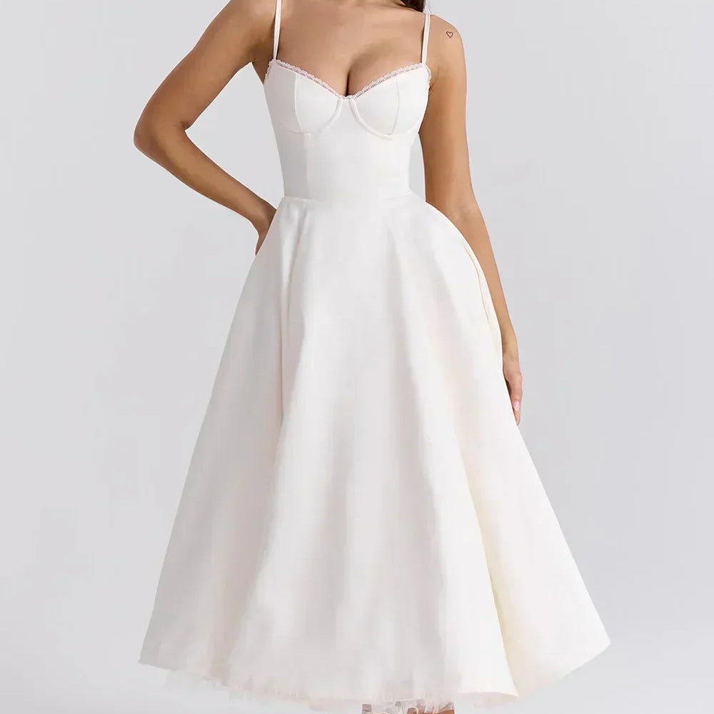 Britta | Luxuriöses Midikleid