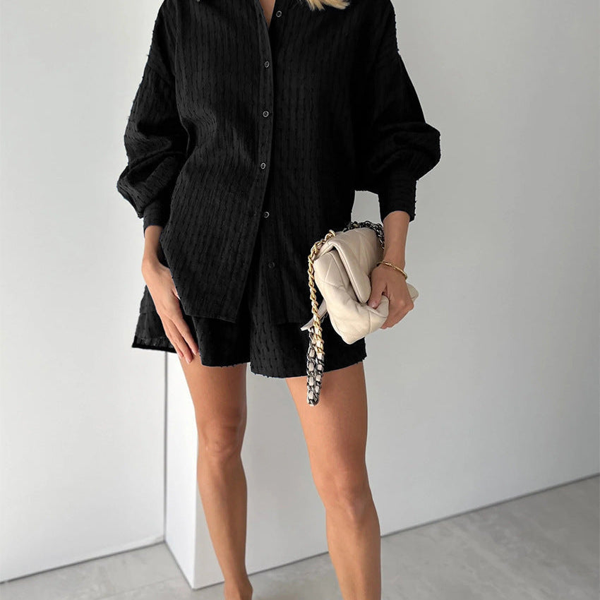 Marlene | Leichtes Blusen- und Shorts-Set