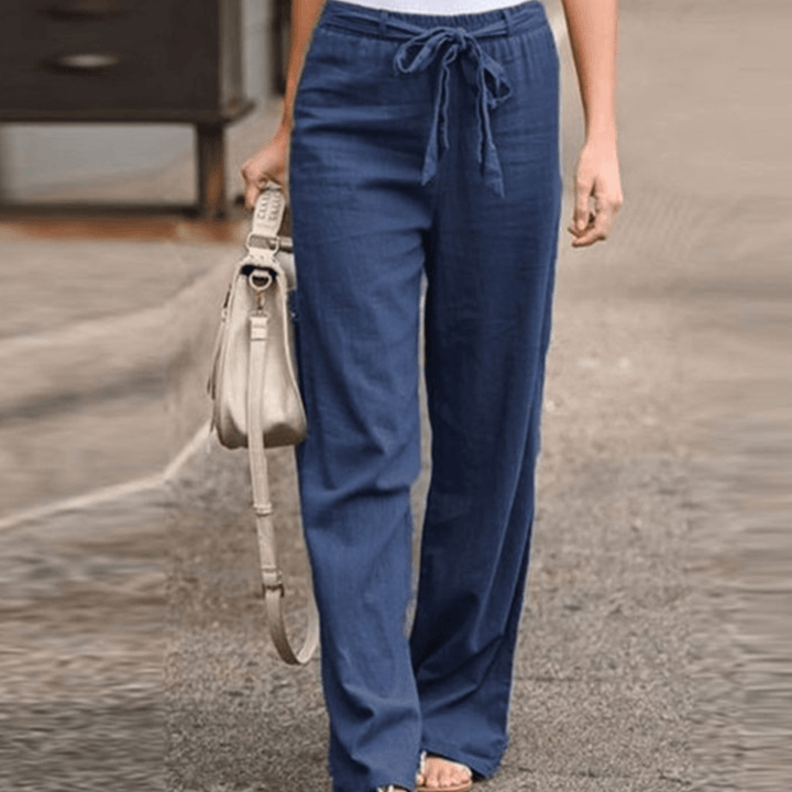 Ida | Damen-Relaxhose mit Kordel und elastischem Bund