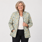 Faith | Steppjacke mit Blumenmuster