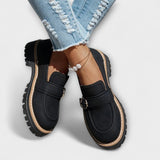 Nicole | Lässige Loafer mit runder Spitze