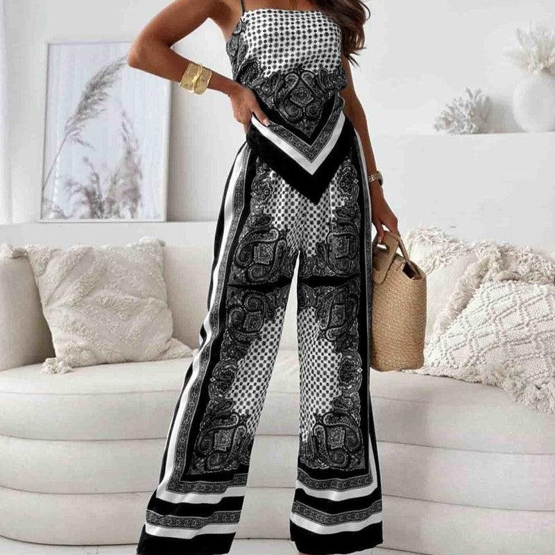 Lilly | Elegantes zweiteiliges Set mit Schnürtop und Hose