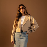 Dorota - Stadt-Trenchcoat