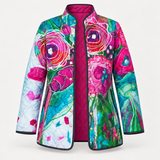 Tessa | Steppjacke mit Blumenmuster