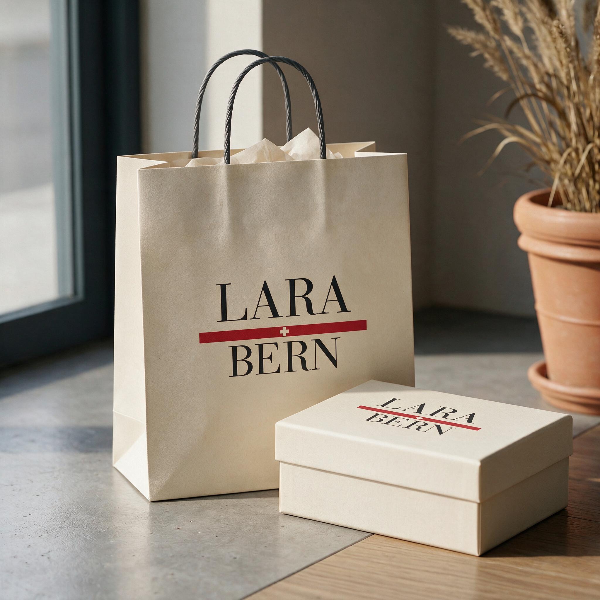 Lara Bern Einkaufstasche und Geschenkbox
