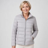 Saskia | Graue Übergangsjacke