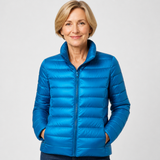 Femke | Himmelblaue Übergangsjacke