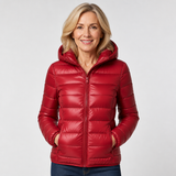 Lieke | Dunkelrote Übergangsjacke
