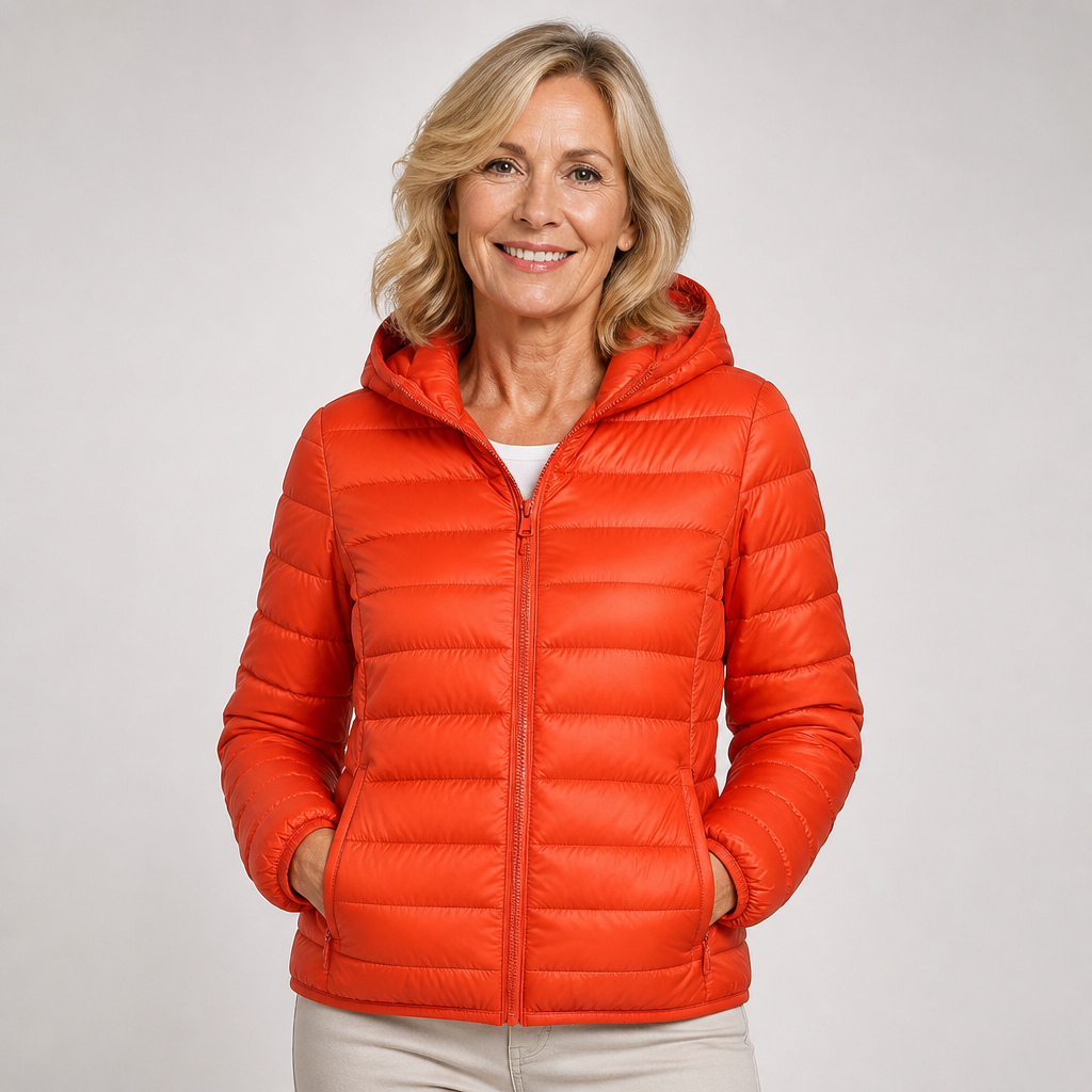 Sara | Orange Übergangsjacke
