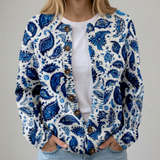 Lieselotte - Cardigan mit Blumenmuster für den Herbst