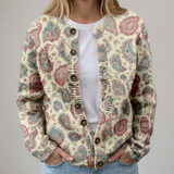 Clara - Cardigan mit Blumenmuster für den Herbst