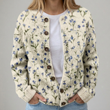 Romy - Cardigan mit Blumen für den Herbst