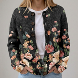 Kivara - Vintage Blumen-Kardigan