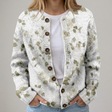 Alena - Cardigan mit herbstlichen Blumen