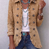 Crestelle | Jacke mit Westernmuster und Rüschen