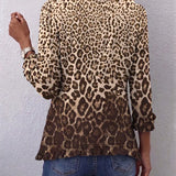 Navara | Jacke mit Leopardenmuster und Rüschen